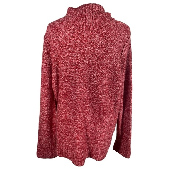 Vintage COLUMBIA Marled Shawl Collar Women's Knit Sweater Size 2X - Picture 2 of 9